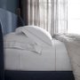 Jogo de Cama Queen Nilo 500 Fios Buddemeyer Luxus Branco e Rosa 2,40 x 2,80 m