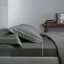 Jogo De Cama Queen Nilo 500 Fios Buddemeyer Luxus Verde Pinheiro/Bege 2,40 x 2,80 m
