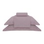 Jogo de Cama Queen Palladio 400 Fios Buddemeyer Luxus Rosa Tint/Rosa 2,40 x 2,80 m