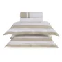 Jogo de Cama Queen San Lorenzo 200 Fios Trussardi Branco/Grigio 2,40 x 2,60 m