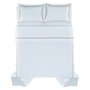 Jogo De Cama Queen Vercelli 300 Fios Trussardi Branco/Rose 2,40 x ,280 m