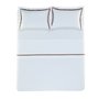 Jogo De Cama Queen Vercelli 300 Fios Trussardi Branco/Vecchio 2,40 x 2,80 m