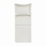 Jogo de Cama Solteiro 300 Fios Ariani Trussardi Branco e Legno