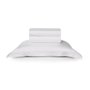 Jogo de Cama Solteiro Cetim 100% Algodão Egípcio 300 Fios Galieno Trussardi Branco