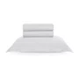 Jogo de Cama Solteiro Grasso 300 Fios Egípcio Trussardi Branco 1,70 x 2,80 m