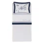 Jogo De Cama Solteiro Lupi 300 Fios Trussardi 1,70 x 2,80 m