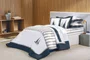 Jogo de Cama Solteiro Veleiro 300 Fios Trussardi Estampado 170cm x 280cm