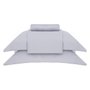 Jogo de Cama Super King 400 Fios Basquiat Buddemeyer Luxus Cinza Vintage e Cinza Bourbon