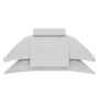 Jogo de Cama Super King Brunello 600 Fios Buddemeyer Luxus Bege Pecan 2,80 x 2,80 m