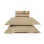 Jogo de Cama Super King Carmela 300 Fios Karsten Bege 2,90 x 2,60 m