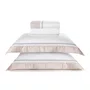 Jogo De Cama Super King Contessina 300 Fios Bambu Trussardi Rose 2,80 x 2,80 m