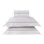 Jogo De Cama Super King Marconi 300 Fios Trussardi Branco/Branco 2,80 x 2,80 m