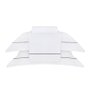 Jogo de Cama Super King Nilo 500 Fios Buddemeyer Luxus Branco e Verde Pinheiro 2,80 x 2,80 m