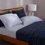 Jogo de Cama Super King Palladio 400 Fios Buddemeyer Luxus Azul Frost/Azul 280cm x 280cm