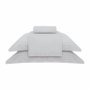Jogo de Cama Super King Palladio 400 Fios Buddemeyer Luxus Cinza Lunar 2,80 x 2,80 m