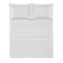 Jogo de Cama Super King Portello 300 Fios Trussardi Branco e Platino 2,80 x 2,80 m