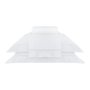 Jogo De Cama Super King Preston 1000 Fios Buddemeyer Luxus Branco 2,80 x 2,90 m