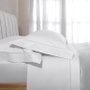 Jogo De Cama Super King Preston 1000 Fios Buddemeyer Luxus Branco 2,80 x 2,90 m