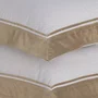 Jogo De Cama Super King Valestro 300 Fios Trussardi 2,80 x 2,80 m Branco/Nocciola