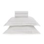 Jogo De Cama Super King Vercelli 300 Fios Trussardi Branco 2,80 x 2,80 m