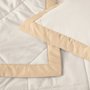 Jogo de Colcha Queen 200 Fios Olga Trussardi Branco/Colosseo