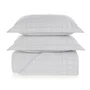 Jogo de Colcha Queen Gaia 300 Fios Egípcio Trussardi Branco 2,60 x 2,80 m
