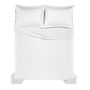 Jogo de Colcha Queen Nicelli 300 Fios Trussardi Branco 2,60m X 2,70m