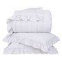 Jogo De Colcha Queen Petit Pois 270 Fios Buddemeyer Luxus Bege Nimbus 2,60 x 2,50 m