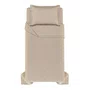 Jogo De Colcha Solteiro Montanelli 200 Fios Trussardi Avena 1,80 x 2,50 m
