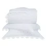 Jogo De Colcha Super King Vivienne Buddemeyer Luxus Branco 3,00 x 2,55 m
