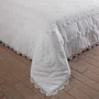 Jogo De Colcha Super King Vivienne Buddemeyer Luxus Branco 3,00 x 2,55 m