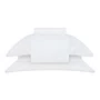 Jogo De Cama Queen Basquiat 400 Fios Buddemeyer Luxus Branco/Branco