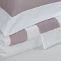 Jogo de Lençol Queen Montblanc 400 Fios Artilassê Branco/Rosa