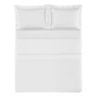 Jogo De Lençol Queen Marconi 300 Fios Trussardi Branco/Branco