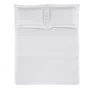 Jogo De Lençol Super King Contessina 300 Fios Bambu Trussardi Branco 2,80 x 2,80 m