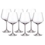 Jogo de Taças para Burgundy 06 Peças em Cristal Ecológico Full Fit 600 ml