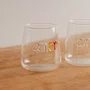 Jogo de 2 Copos em Vidro Borossilicato Amor 450 ml