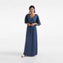 Kaftan M Marino 100% Viscose Trussardi Marinho