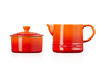 Kit 02 Peças Cream and Sugar Signature Le Creuset Laranja
