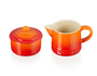 Kit 02 Peças Cream and Sugar Signature Le Creuset Laranja
