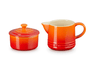 Kit 02 Peças Cream and Sugar Signature Le Creuset Laranja