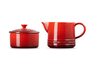 Kit 02 Peças Cream and Sugar Signature Le Creuset Vermelho