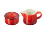 Kit 02 Peças Cream and Sugar Signature Le Creuset Vermelho