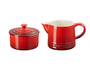 Kit 02 Peças Cream and Sugar Signature Le Creuset Vermelho