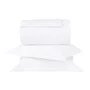 Kit 03 Peças Colcha Queen Splendore 300 Fios Buddemeyer Luxus Branco 2,75 x 2,60 m