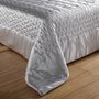 Kit 03 Peças Colcha Super King em Seda e Algodão Giordano Buddemeyer Luxus Cinza