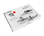 Kit 06 Peças Japanese Collection com Mini Molheira Alleanza Cerâmica 