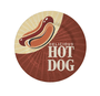 Kit 08 Peças Hot Dog Collection com Mini Molheiras Alleanza Cerâmica