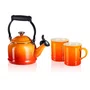 Kit Chaleira Demi e 2 Canecas Seattle Le Creuset Laranja