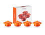 Kit 4 Mini Cocottes Laranja Le Creuset